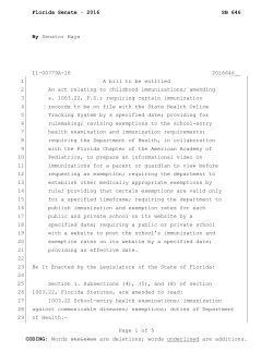 SB 646 - The Florida Senate