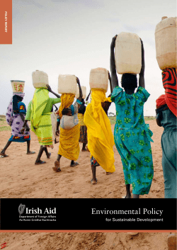 Irish Aid Environmental Policy