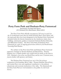 Perry Farm Park and Durham-Perry Farmstead