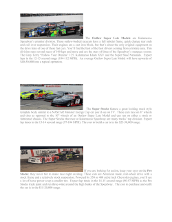 The Outlaw Super Late Models are Kalamazoo Speedway`s premier