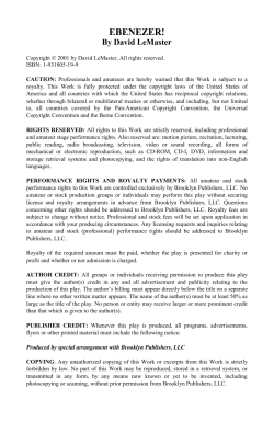 Script Preview - Brooklyn Publishers