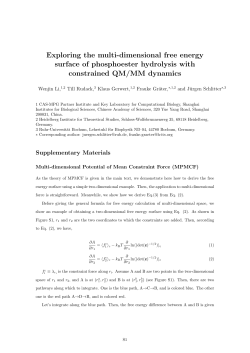 Exploring the multi-dimensional free energy surface of phosphoester