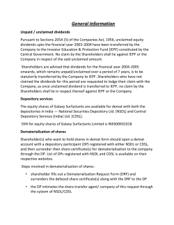 General Information - Galaxy Surfactants