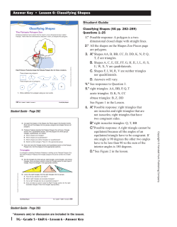 Answer Keys