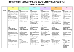curriculum map - Nettlestone Primary School
