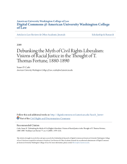 Debunking the Myth of Civil Rights Liberalism: Visions of Racial