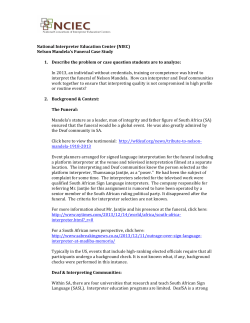 Mandela Funeral Case March 17 NIEC Webinar