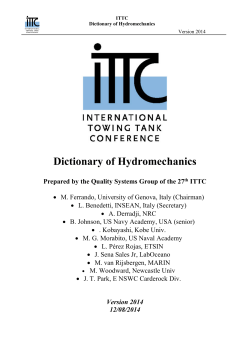 ITTC Dictionary (English)