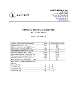 POTASSIUM CARBONATE CALCINATED K2CO3 min