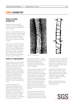 fibre diameter - SGS New Zealand