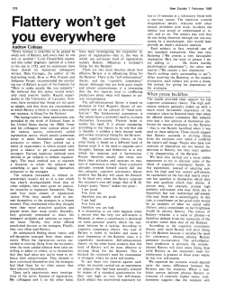 Flattery Won`t Get You Everywhere