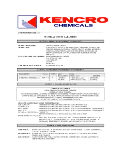material safety data sheet