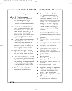 AFOQTGuide.com Practice Test 2 Answers