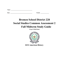 D228 American History Type II Mid