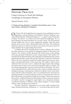 Should Women Vote? - DigitalCommons@CalPoly