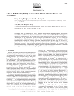 Effect of the Lattice Crystallinity on the Electron&minus;Phonon Relaxation