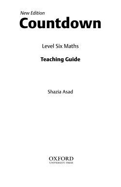 Teaching Guide 6