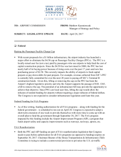 TO: AIRPORT COMMISSION FROM: Matthew Kazmierczak Manager