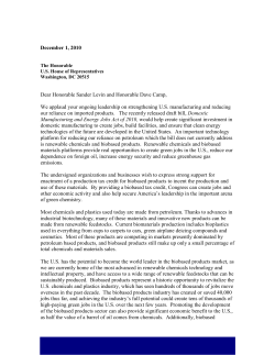 October 31, 2007 - Biotechnology Industry Organization