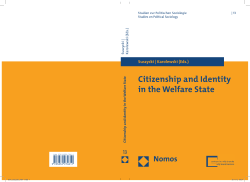 Citizenship and Identity in the Welfare State