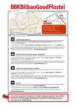 How to get to BBK Bilbao Good Hostel
