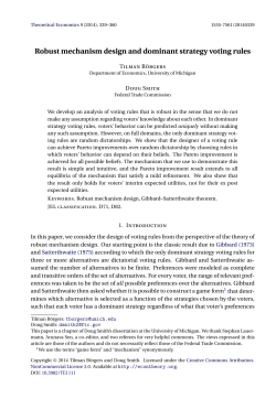 Robust mechanism design and dominant strategy voting rules