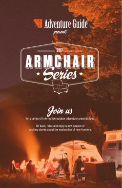 Join us - Adventure Guide