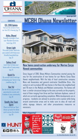 Marine Newsletter 1st qtr 2017