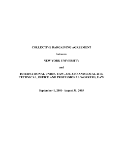 2001 - UAW Local 2110