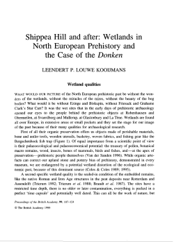 Shippea Hill and after: Wetlands in North European Prehistory and