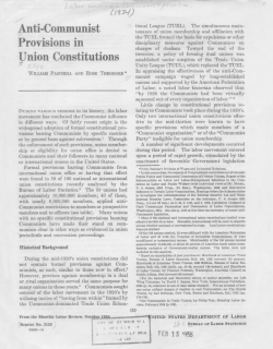 anti-Communist affidavits