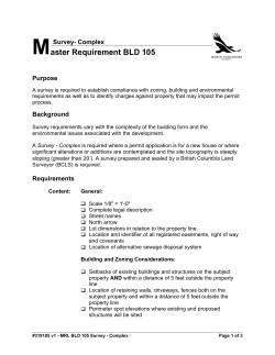 Survey - Complex - District of North Vancouver
