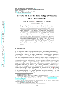 Escape of mass in zero-range processes with random rates