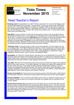 January 2013Newsletter
