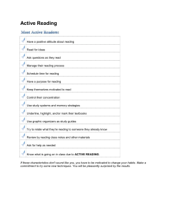Active Reading