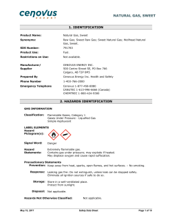 Cenovus Suffield Heavy Crude Oil