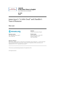 Journal of the Short Story in English, 36 | 2008