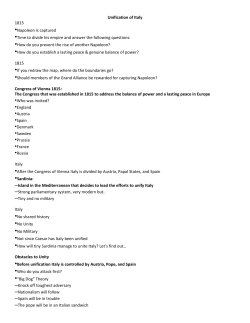 Unification of Italy