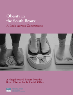 Obesity in the South Bronx