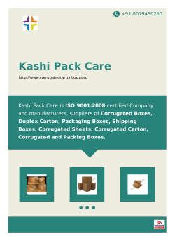 Manufacturer of Corrugated Boxes