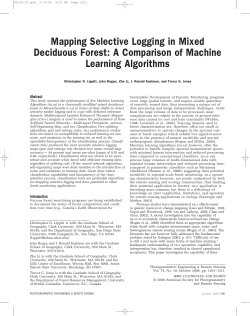 Mapping Selective Logging in Mixed Deciduous Forest: A