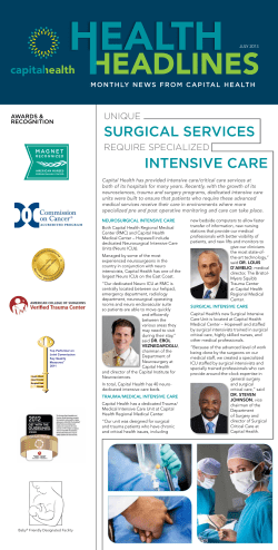 SURGICAL SERVICES INTENSIVE CARE