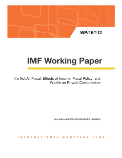 Effects of Income, Fiscal Policy, and Wealth on Private
