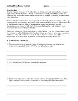 Dating Deep Blood Kettles