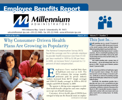 Employee Benefits Report - Millennium Administrators