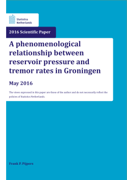 A phenomenological relationship between reservoir pressure