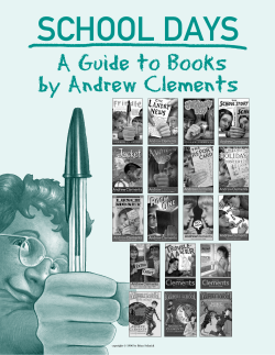 A Guide to Books by Andrew Clements