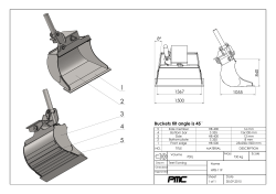 840 1055 1500 1367 8° Buckets tilt angle is 45