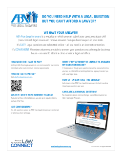 DO YOU NEED HELP WITH A LEGAL QUESTION BUT YOU CAN`T