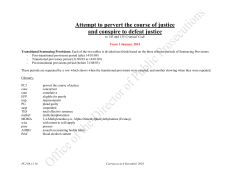 s 143 Criminal Code Pervert the course of justice and s
